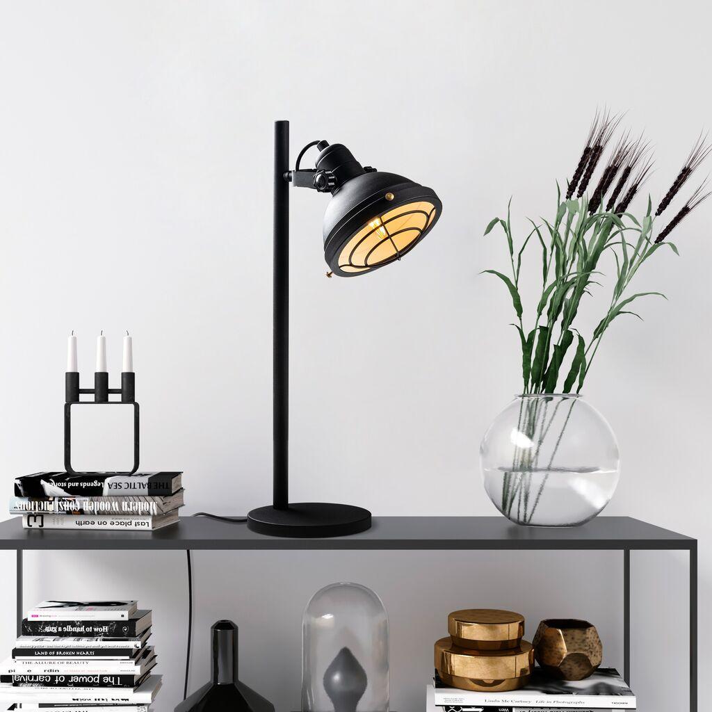 Opviq Stona lampa E14 Grlo, Zlatna