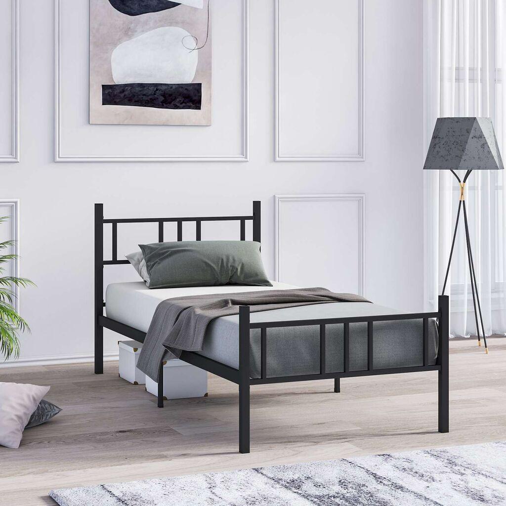 Hanah Home Okvir kreveta Akin, 90x200 cm, Crna