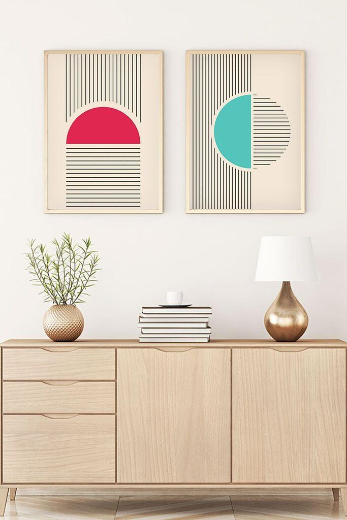 Wallity Uramljena slika Huhu105, 20x30 cm , 2 dela