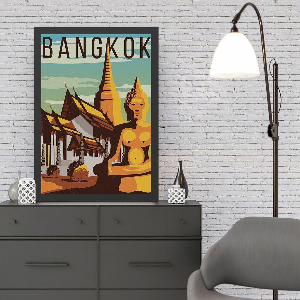Wallity Uramljena slika Bangkok, 35x45 cm