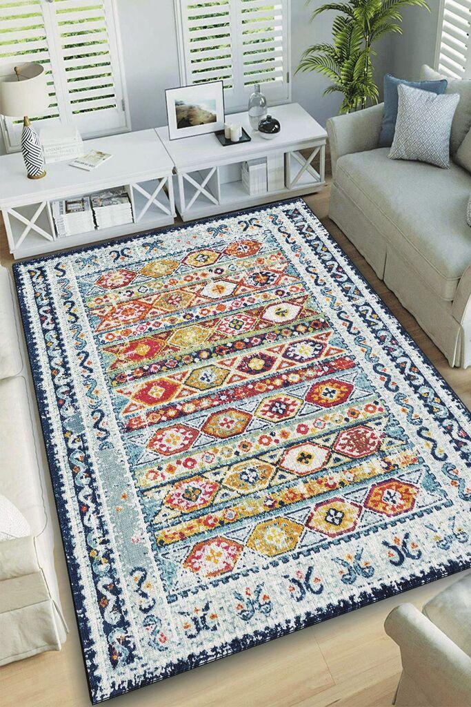 Conceptum Hypnose Carpet Weref, 200x290cm, plava