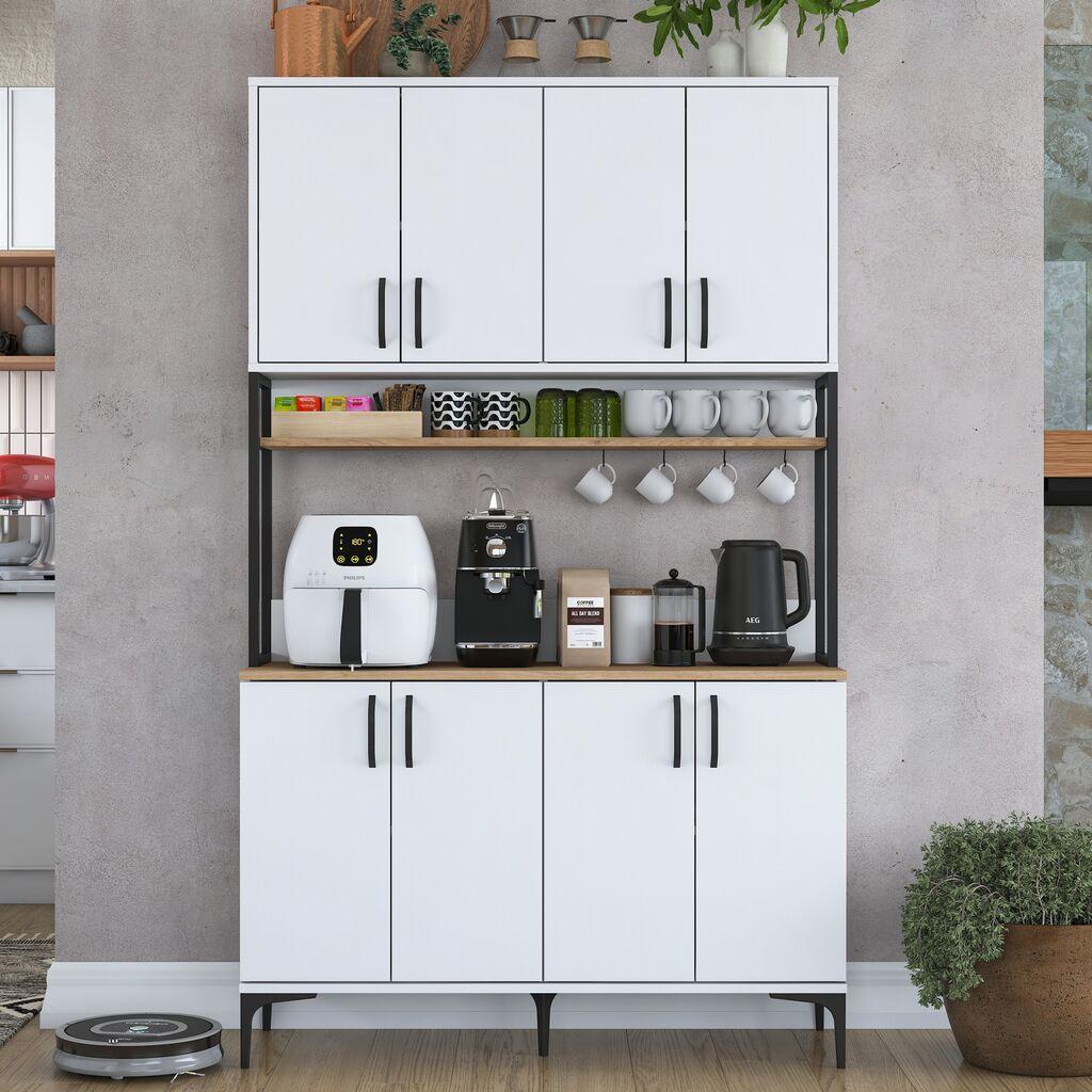 Hanah Home Komoda s ladicama JE173 3399, 120x198,6x40 cm, Bijela