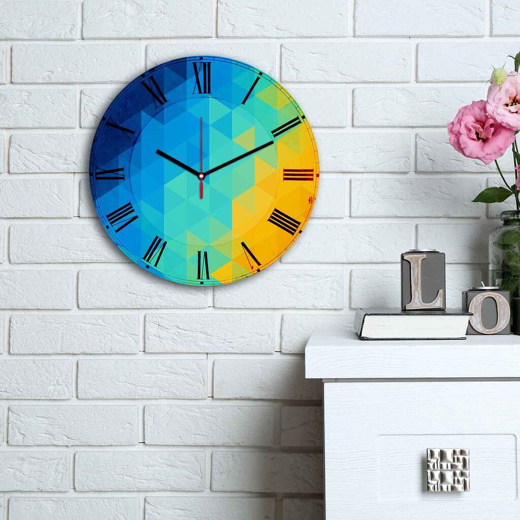 Wallity MDF Zidni sat 30cm Šareni