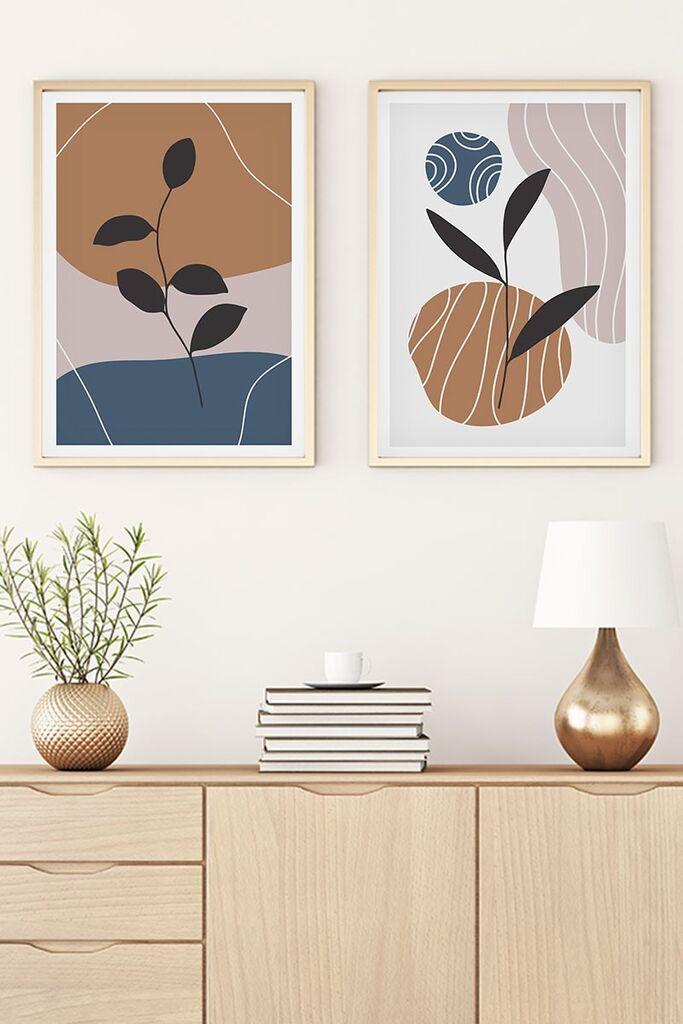 Wallity Uramljena slika Huhu40, 50x70 cm , 2 dela