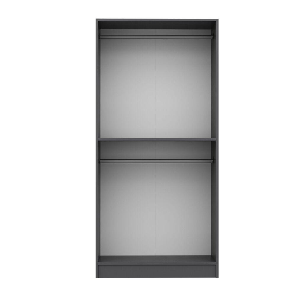 Hanah Home Ormar Kale - 4935, 90x190x52 cm, Tamno siva