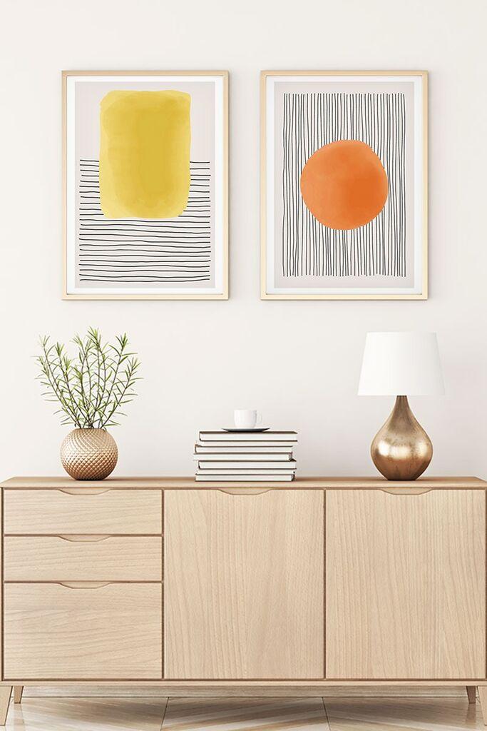 Wallity Uramljena slika Huhu135, 20x30 cm , 2 dela