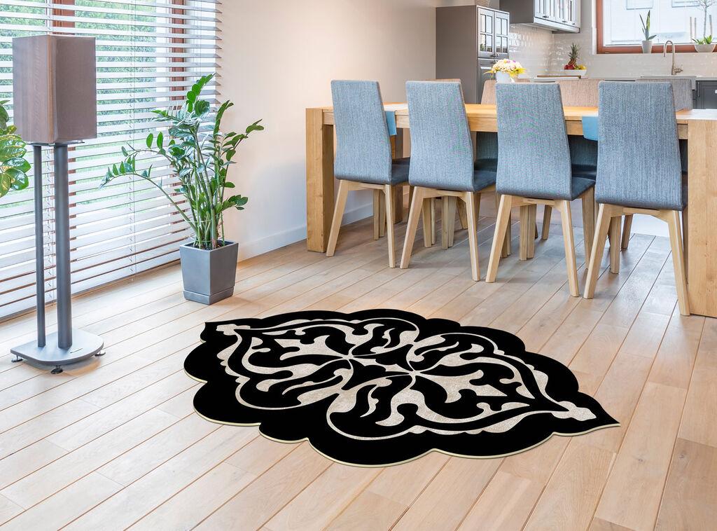 Conceptum Hypnose tepih 120x180cm crno-bijeli