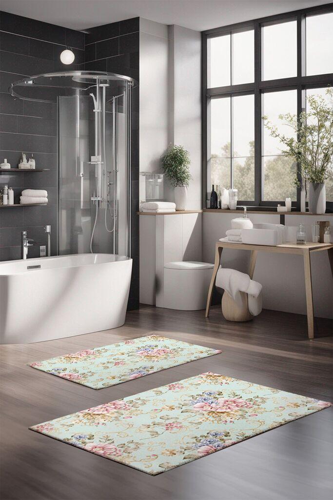 L'essentiel Maison Set tepiha za kupatilo CT-5254, 2 komada, šareni