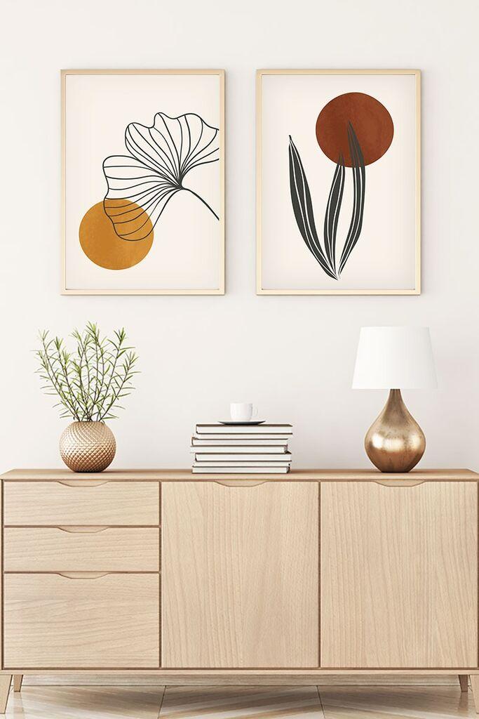 Wallity Uramljena slika Huhu83, 20x30 cm , 2 dela