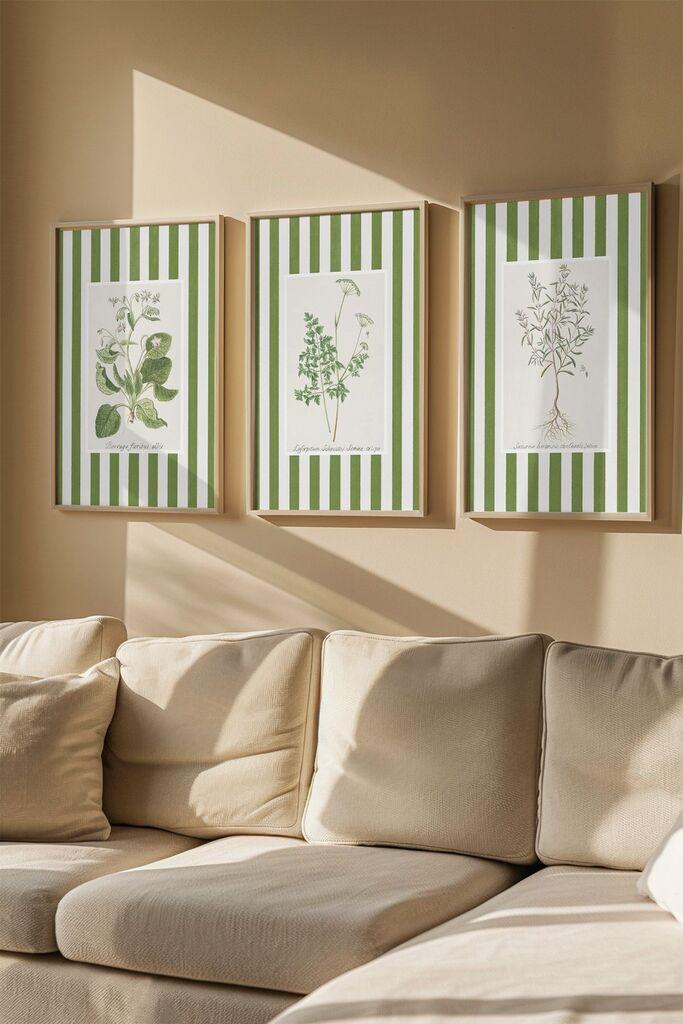 Uokvirena slika Wallity Artsmdf3Lu3, 33x48 cm, 3 dijela