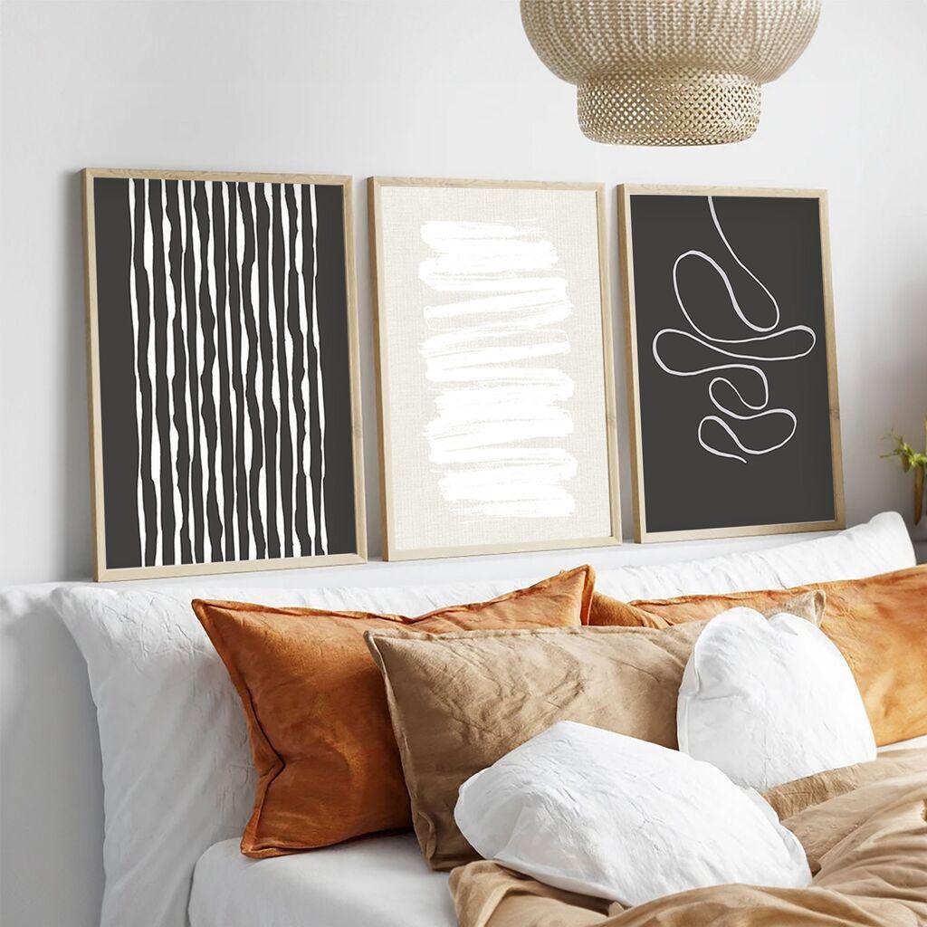 Wallity Uramljena slika Huhu235, 30x40 cm , 3 dela