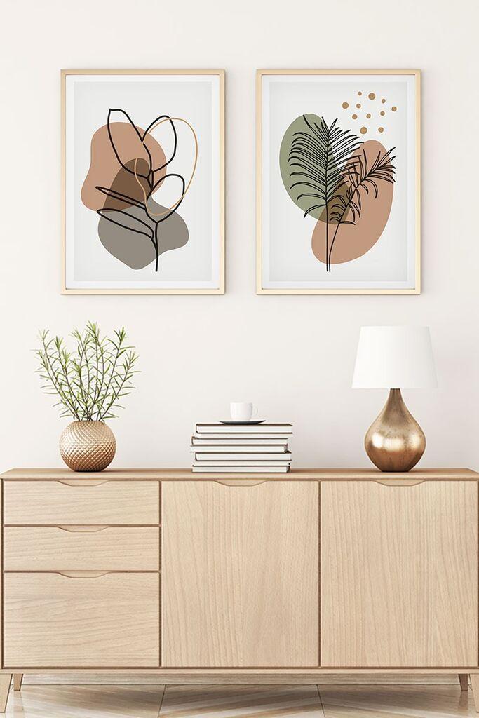 Wallity Uramljena slika Huhu114, 35x50 cm , 2 dela
