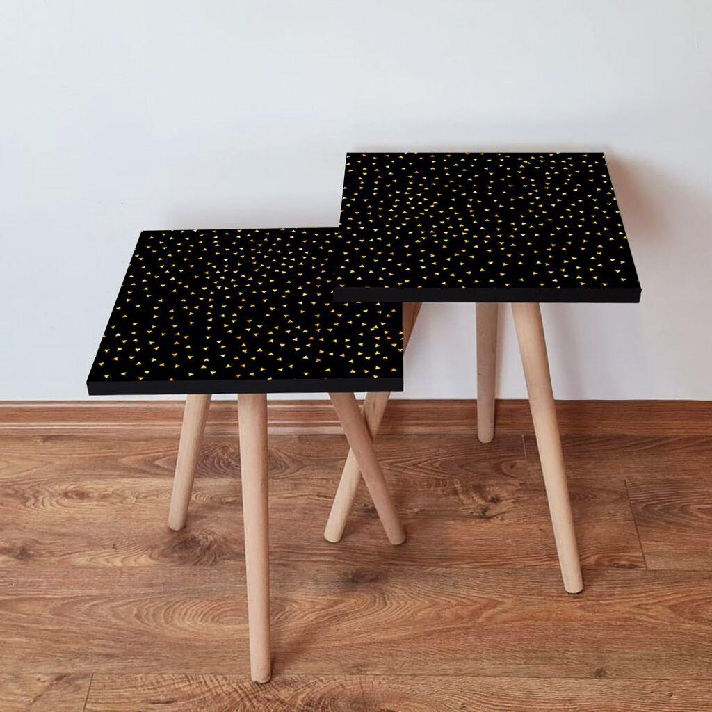 Hanah Home set stolića za kafu 2Shp51, 2 dijela, šareni