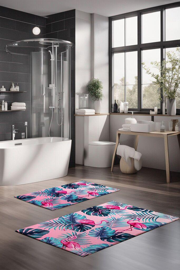 L'essentiel Maison Set tepiha za kupatilo CT-5343, 2 komada, šareni