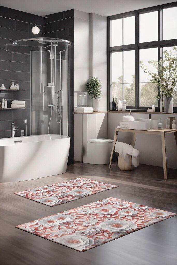 L'essentiel Maison Set tepiha za kupatilo CT-5253, 2 komada, šareni