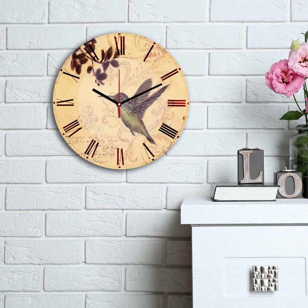 Wallity MDF Zidni sat 30cm Šareni