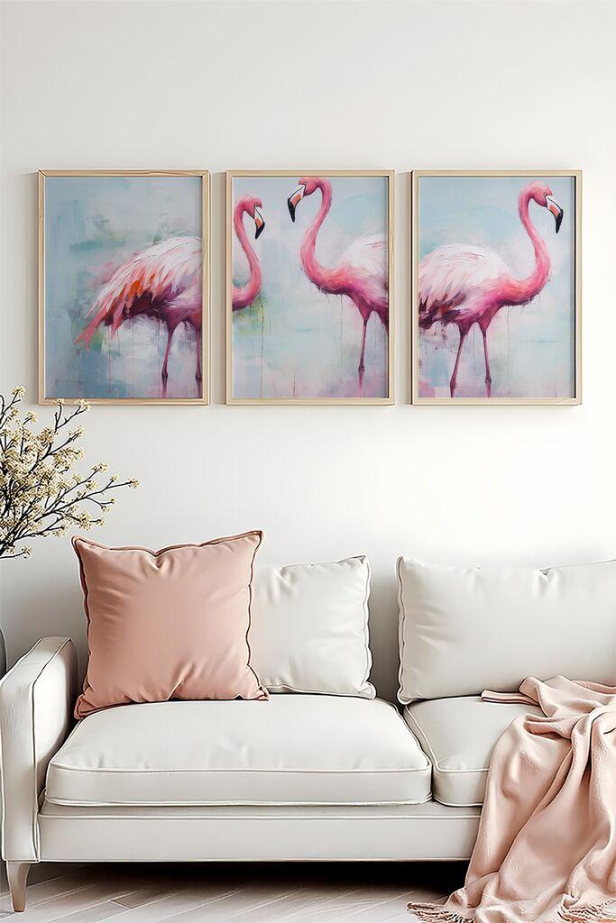 Wallity Uramljena slika Huhu475, 35x50 cm , 3 dela