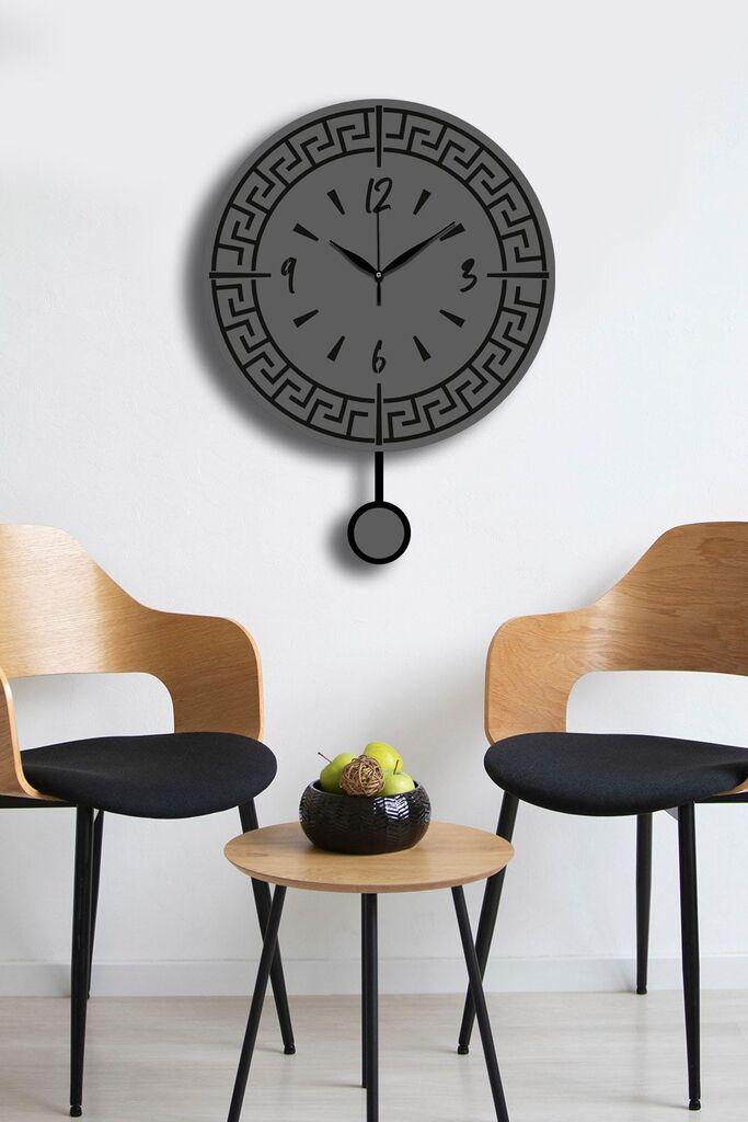 Zidni sat Wallity Vlnt113Ant, 39x50 cm, Antracit