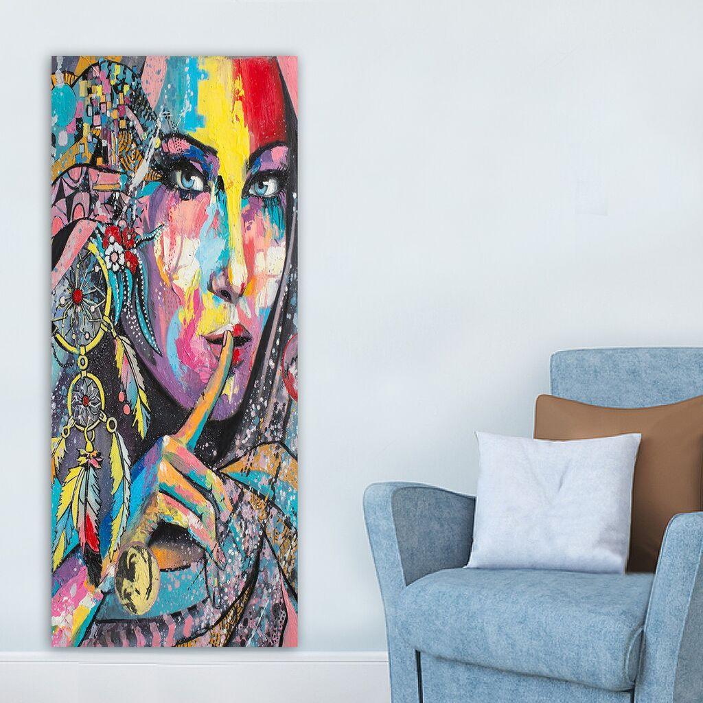 Wallity Slika na platnu 50x120cm