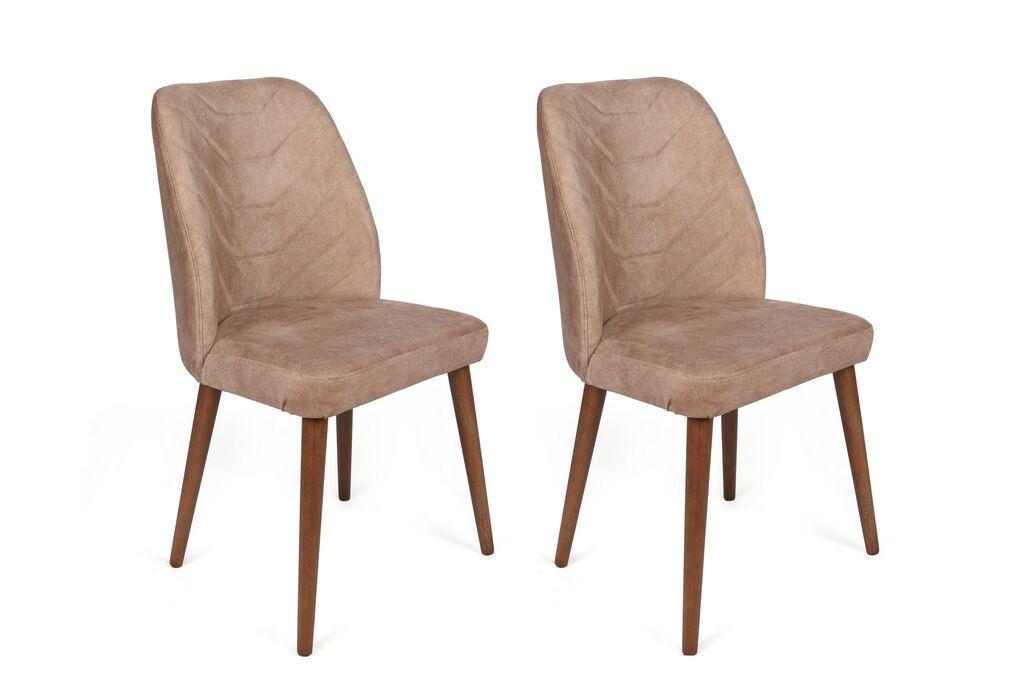 Hanah Home Dallas 553 V2 Fotelja, 2 dijela, Bež