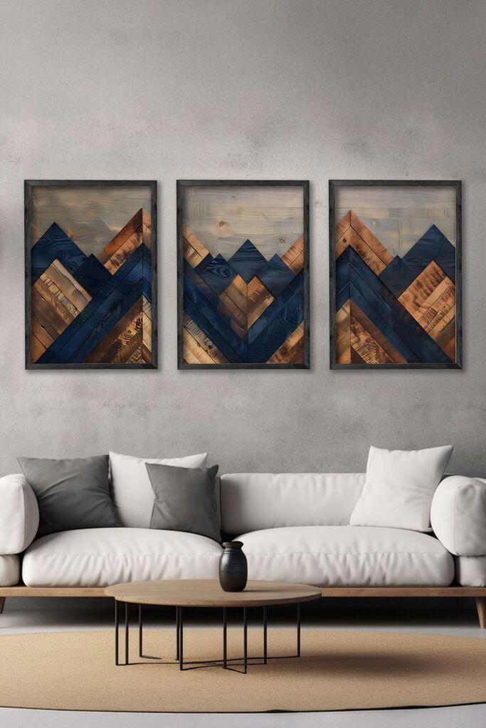 Wallity Slika Ersy3Syhcrv58, 3 dela, 34 x 49 cm