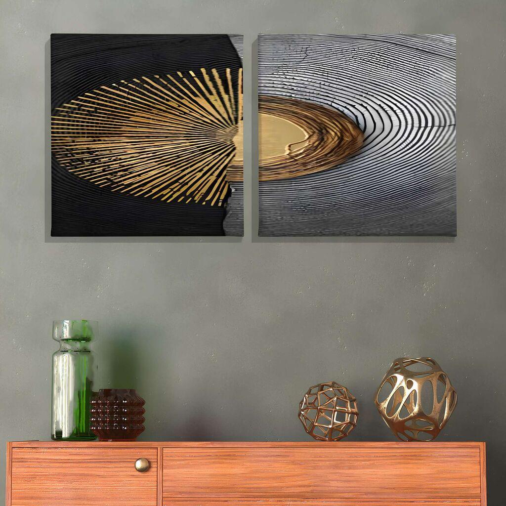 Zidna slika ASR_CNV2-15, 30x30cm, 2 dijela