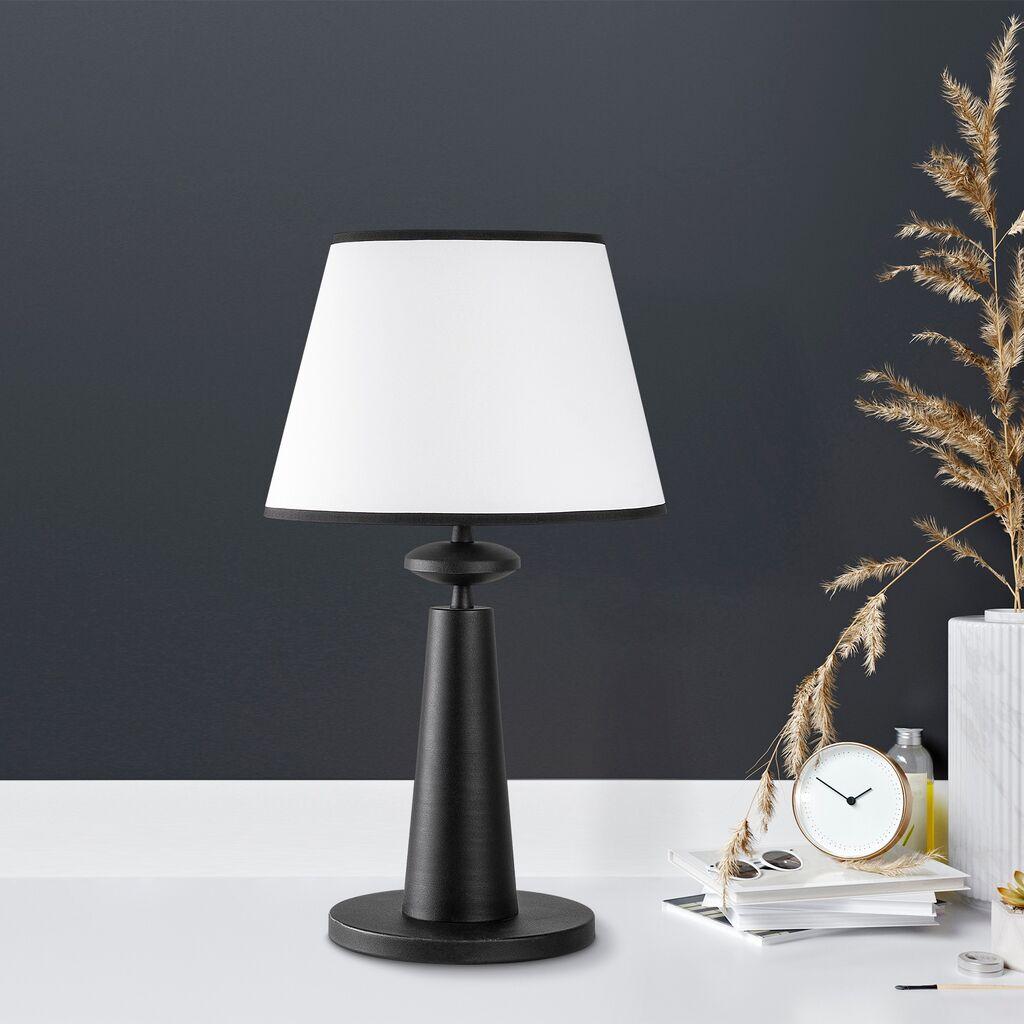 Opviq Stona lampa E27 Grlo, Crna