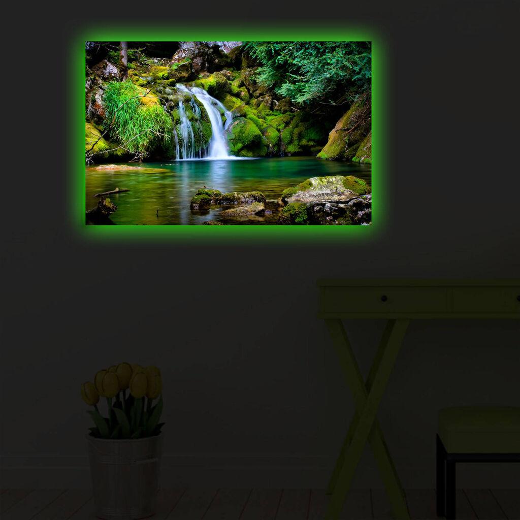 Slika na platnu Wallity sa LED osvetljenjem 45x70cm