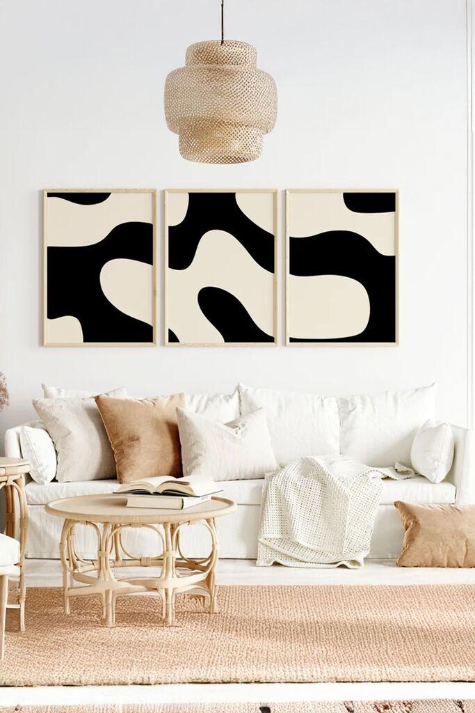 Wallity Slika Ersydata1-3348, 3 dela, 33 x 48 cm