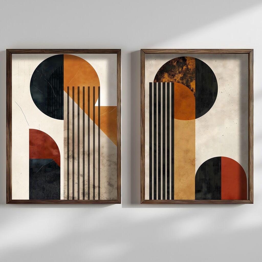 Wallity Slika HUM109, 2 dela, 50 x 70 cm