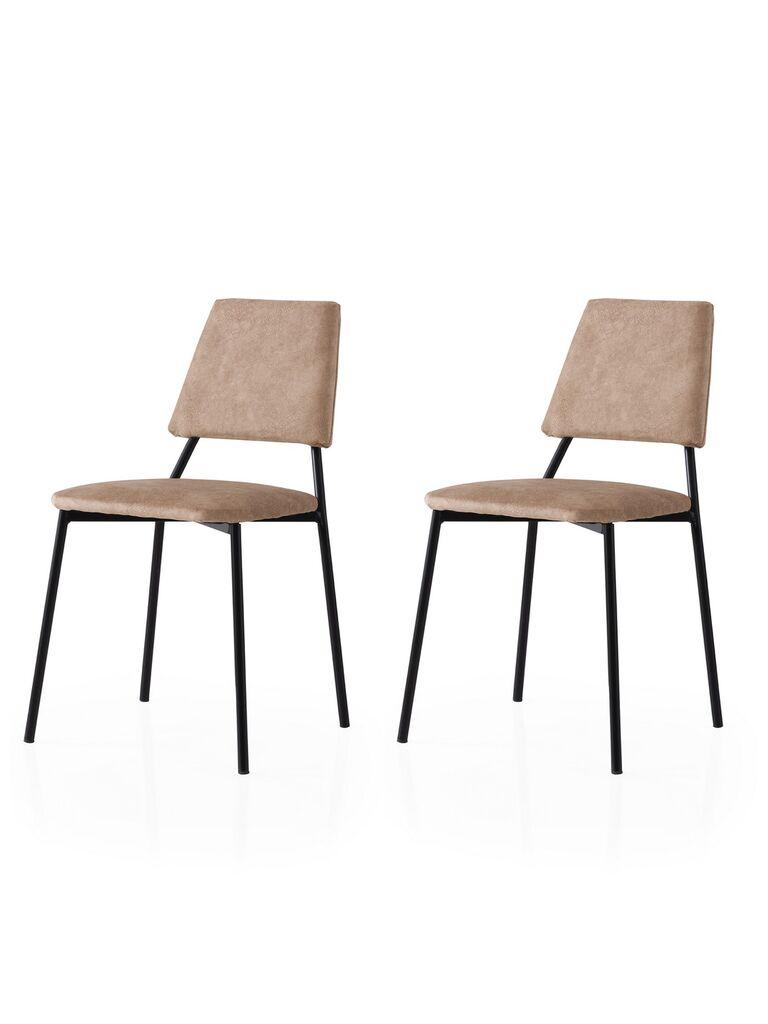 Hanah Home Set trpezarijskih stolica Lima 4552 V2, 2 dijela, Bež