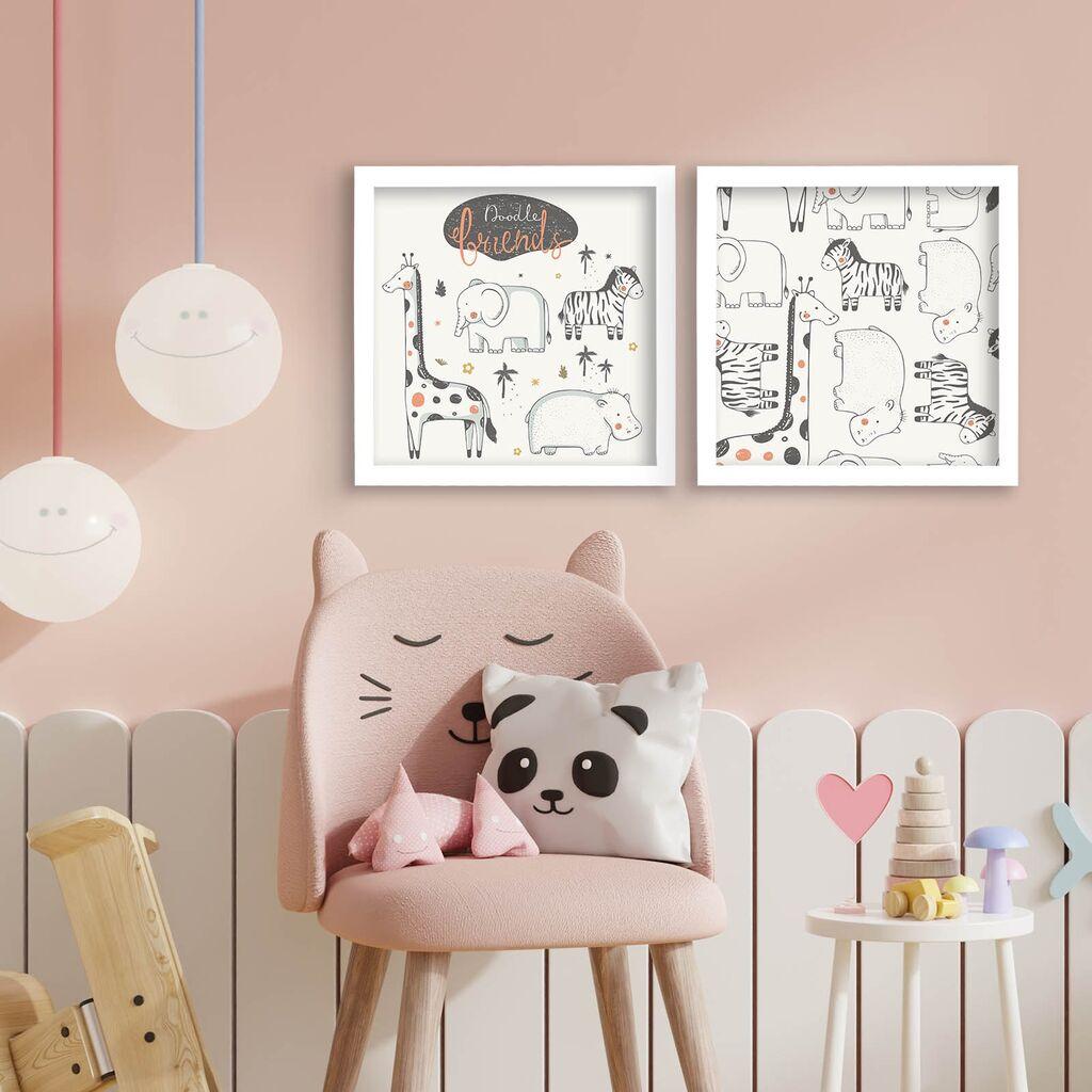 Wallity Slika 2P3333BCT-001, 2 dela, 33 x 68 cm