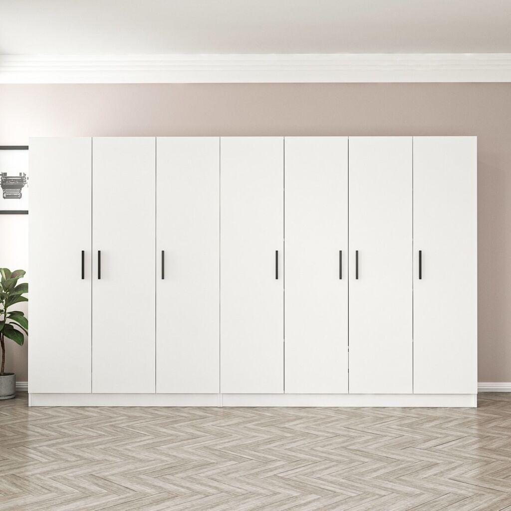 Hanah Home Kale 3809 Ormar, 315x210x52cm, Bijeli