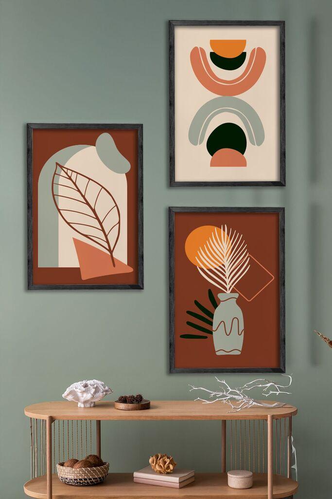 Wallity Slika Ersy3Syhcrv22, 3 dela, 34 x 49 cm