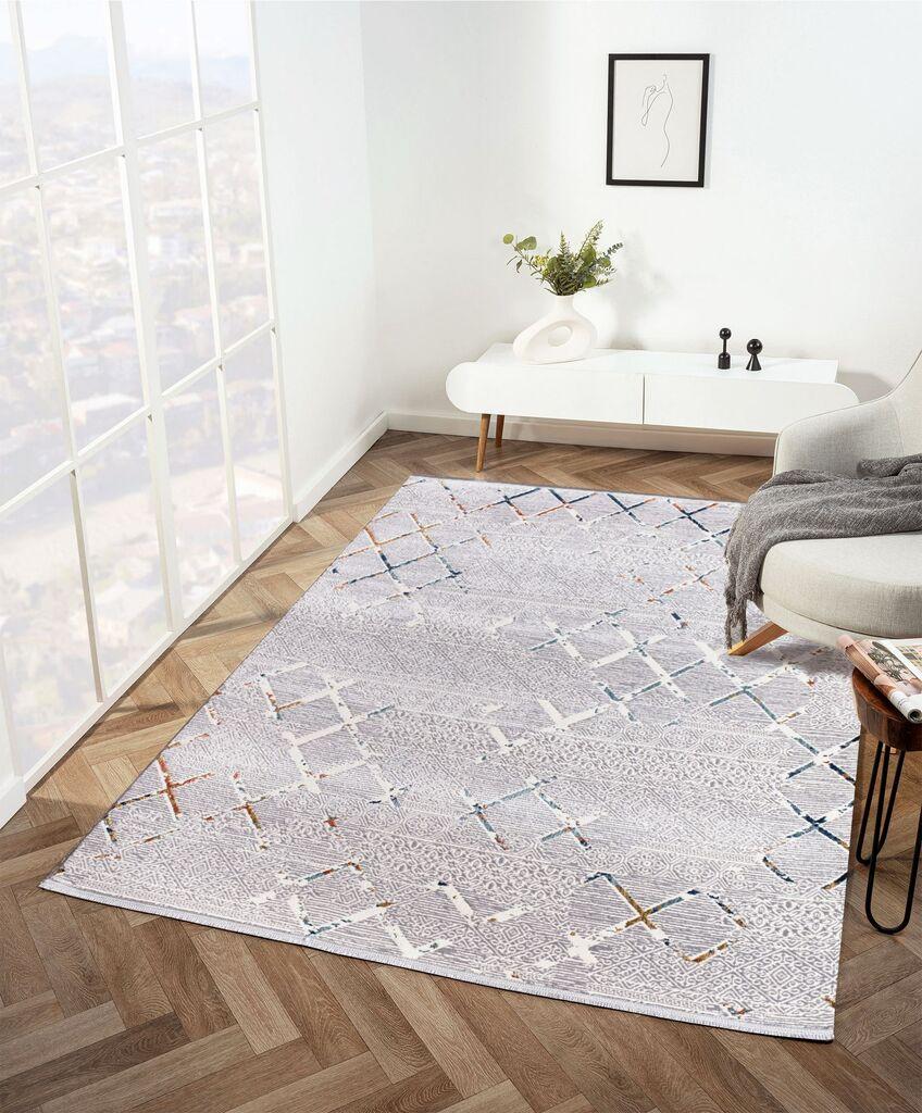 Conceptum Hypnose tepih Zenta Zn006, 100x400 cm, svijetlo siva