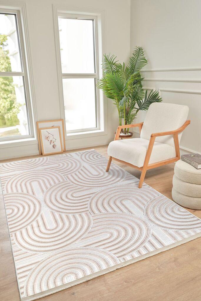 Conceptum Hypnose tepih Boyut By001, 200x300 cm, krem-bijeli