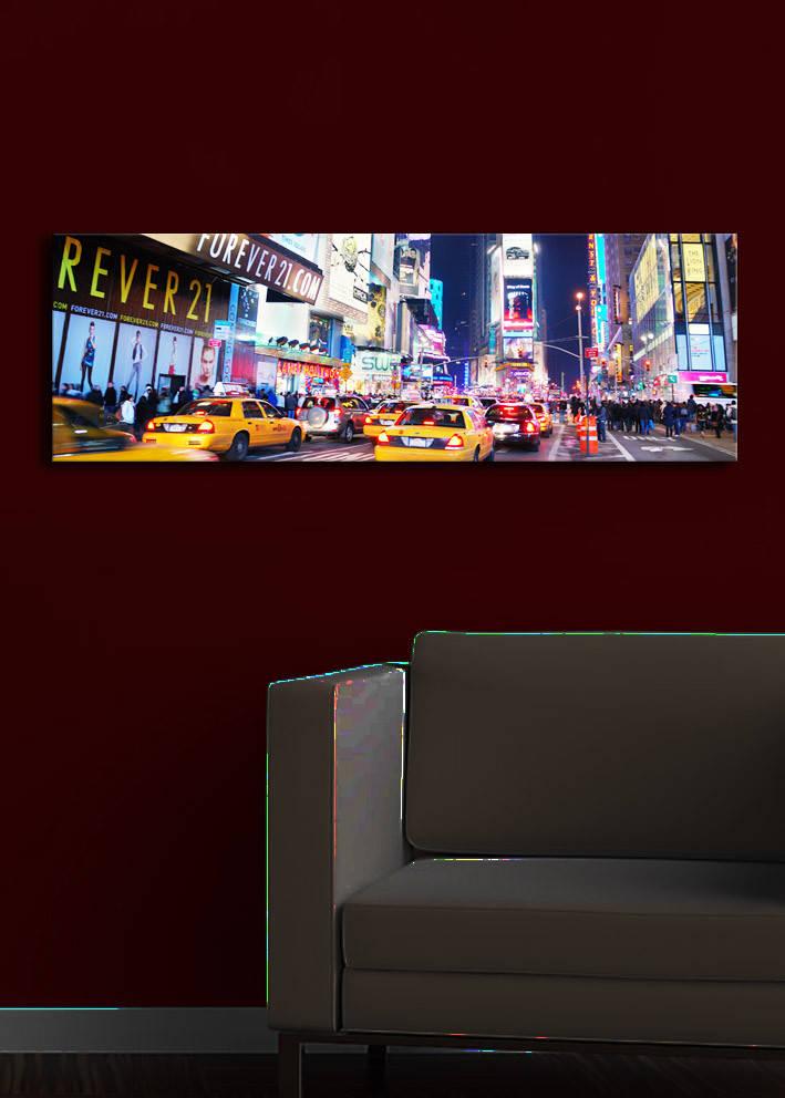 Slika na platnu Wallity sa LED osvetljenjem 30x90cm