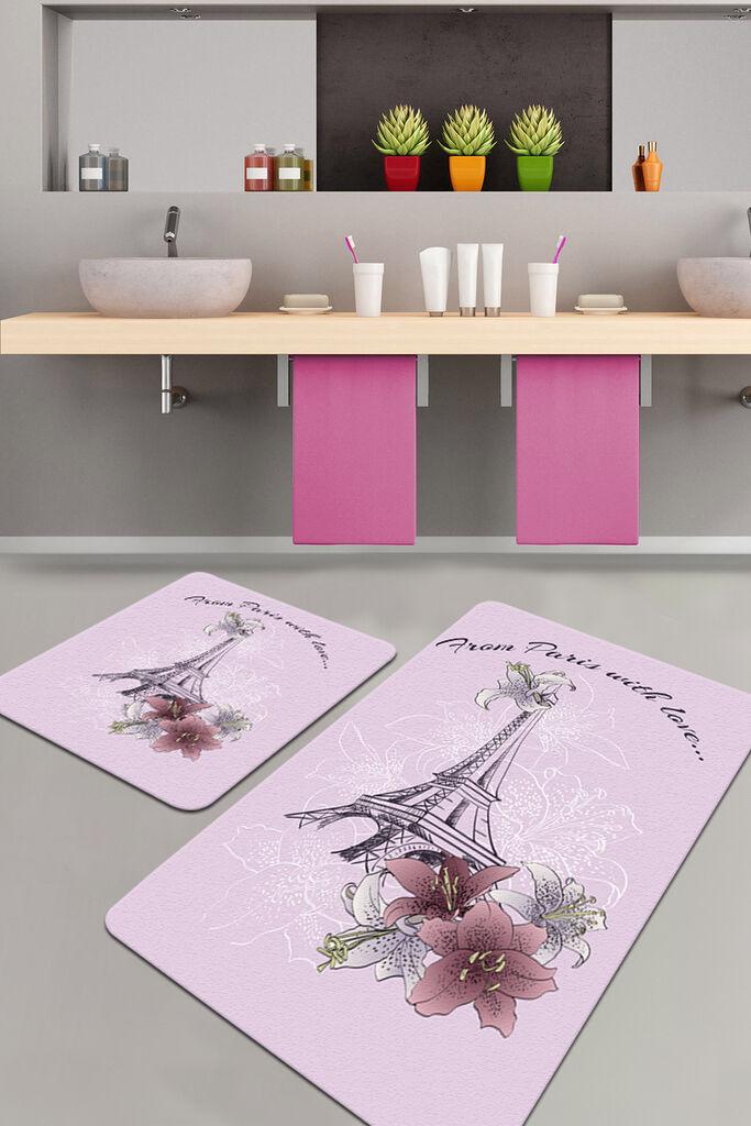 L'essentiel Maison Set od 2 kupaonska tepiha Šarene