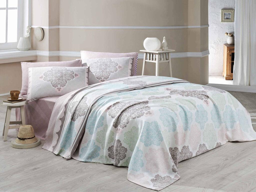 L'essentiel Maison Set Jednostruki prekrivač Andaluzija, 160x230cm, bijeli