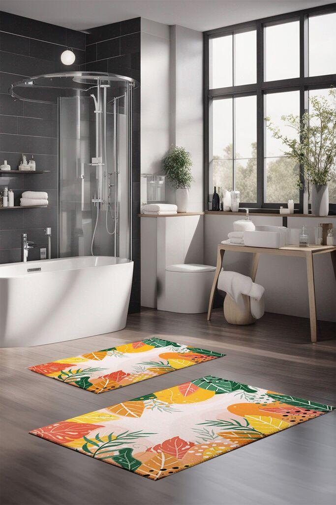 L'essentiel Maison Set tepiha za kupatilo CT-5337, 2 komada, šareni