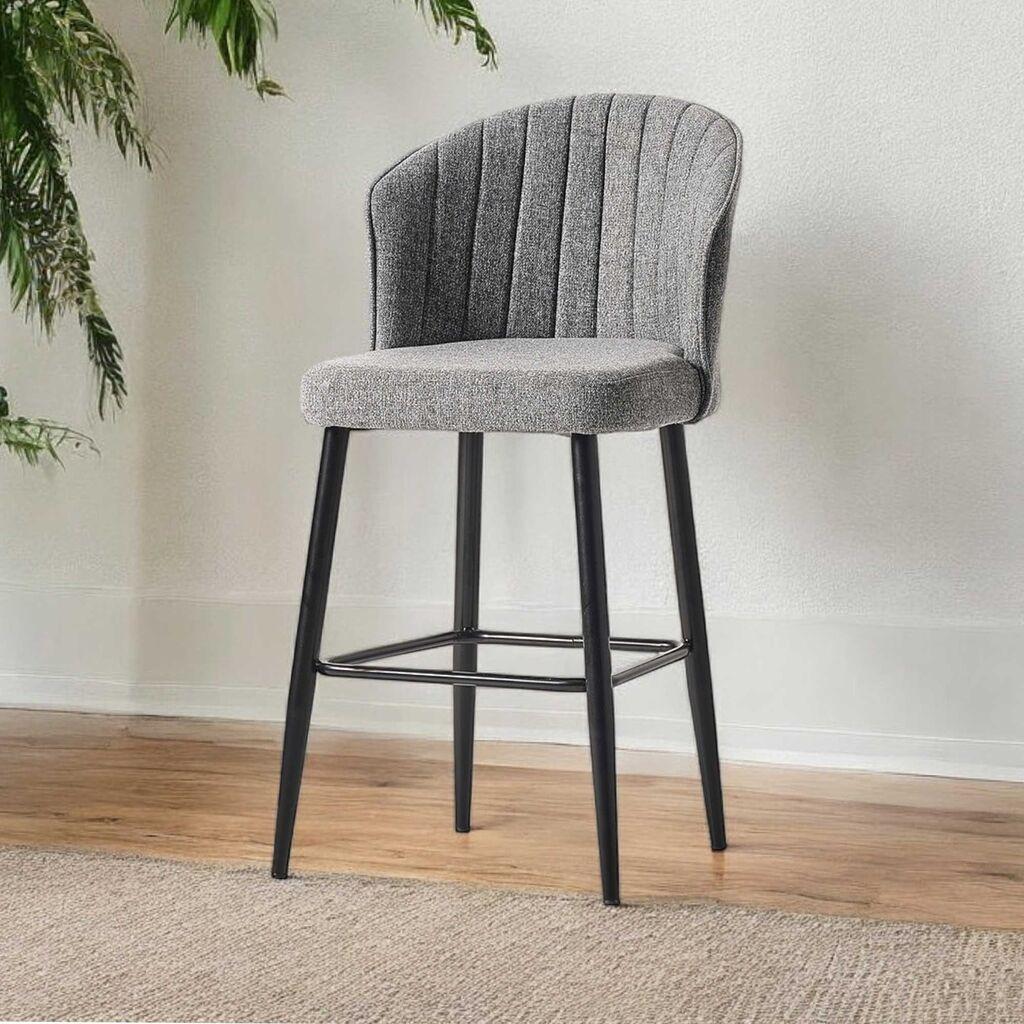 Hanah Home Set 2 barske stolice Ruby, Siva