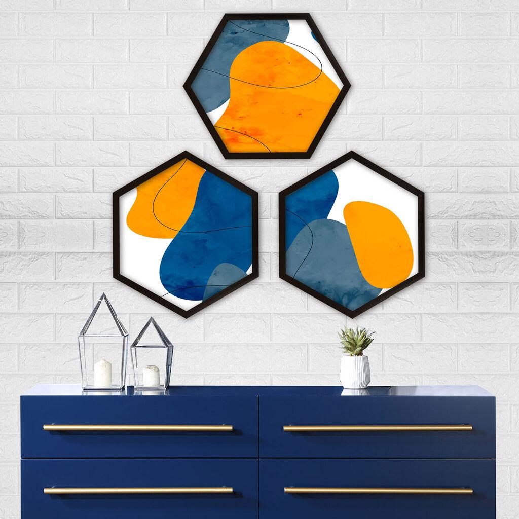Wallity Uramljena slika 6GEN29071, 35x35 cm, 3 dela