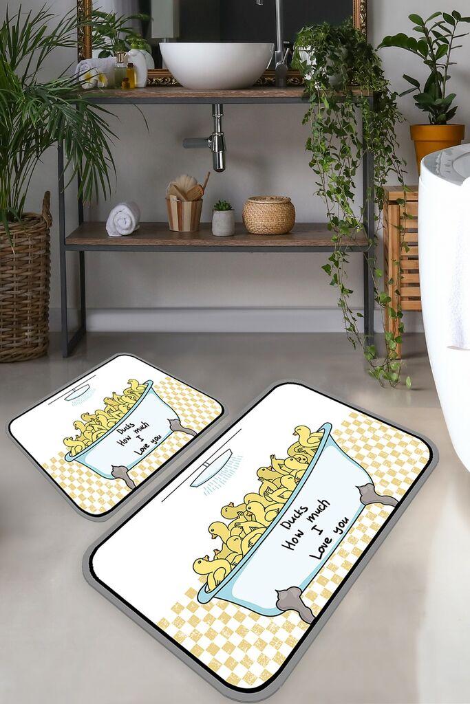 L'essentiel Maison Set od 2 kupaonska tepiha Šarene