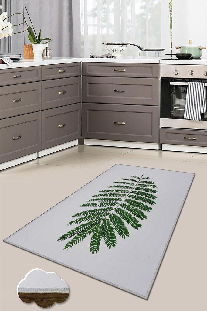 Conceptum Hypnose tepih Wookece192, 80x200 cm, sivo-zelena