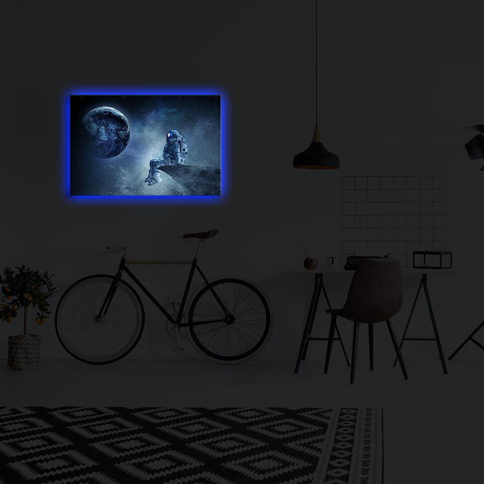 Slika na platnu Wallity sa LED osvetljenjem 45x70cm