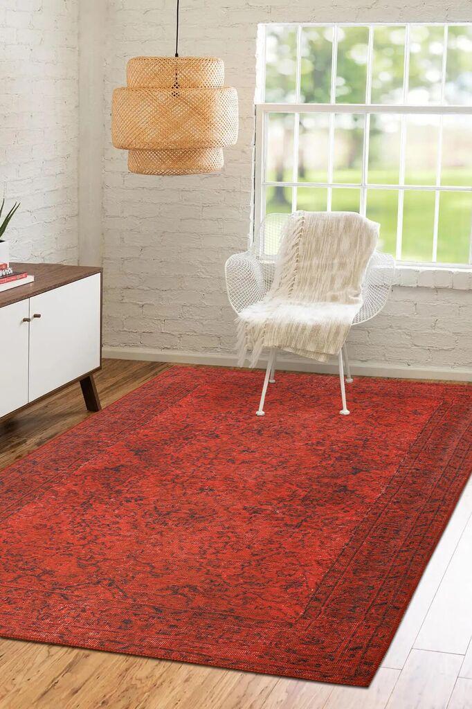 Conceptum Hypnose tepih Folk Chenille 50, 75x150cm, crveni