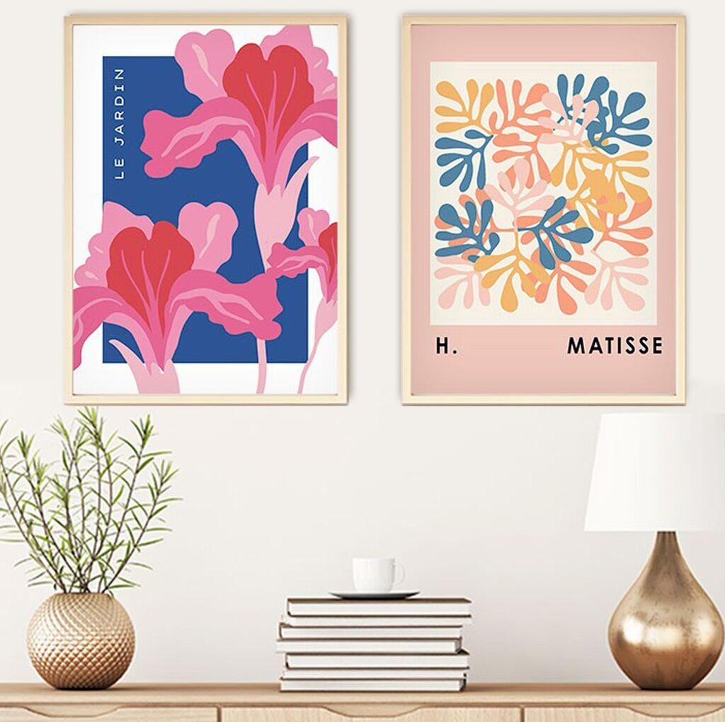 Wallity Uramljena slika Huhu168, 50x70 cm , 2 dela