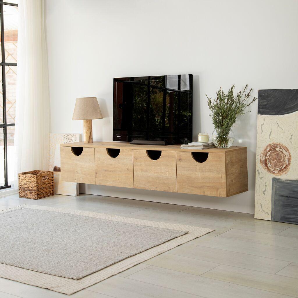 Hanah TV komoda za dom Četiri godišnja doba, 180x35x35 cm, Hrast