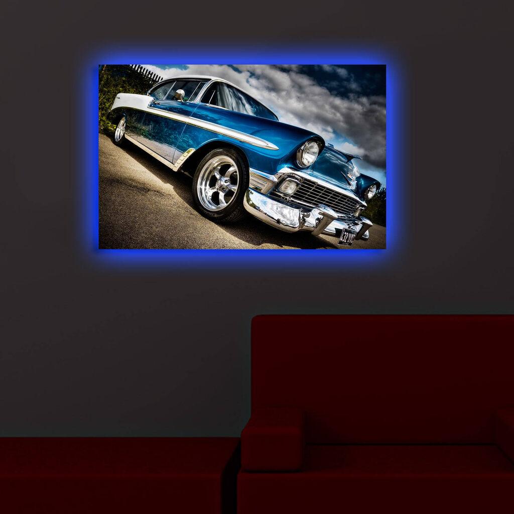 Slika na platnu Wallity sa LED osvetljenjem 45x70cm