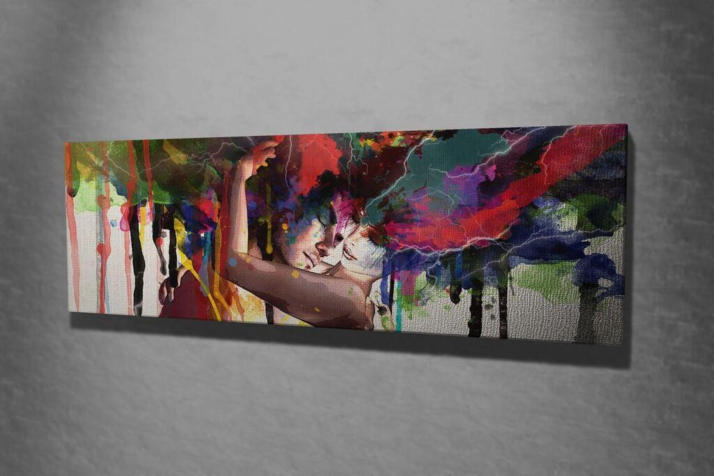 Wallity Slika na platnu 30x80cm